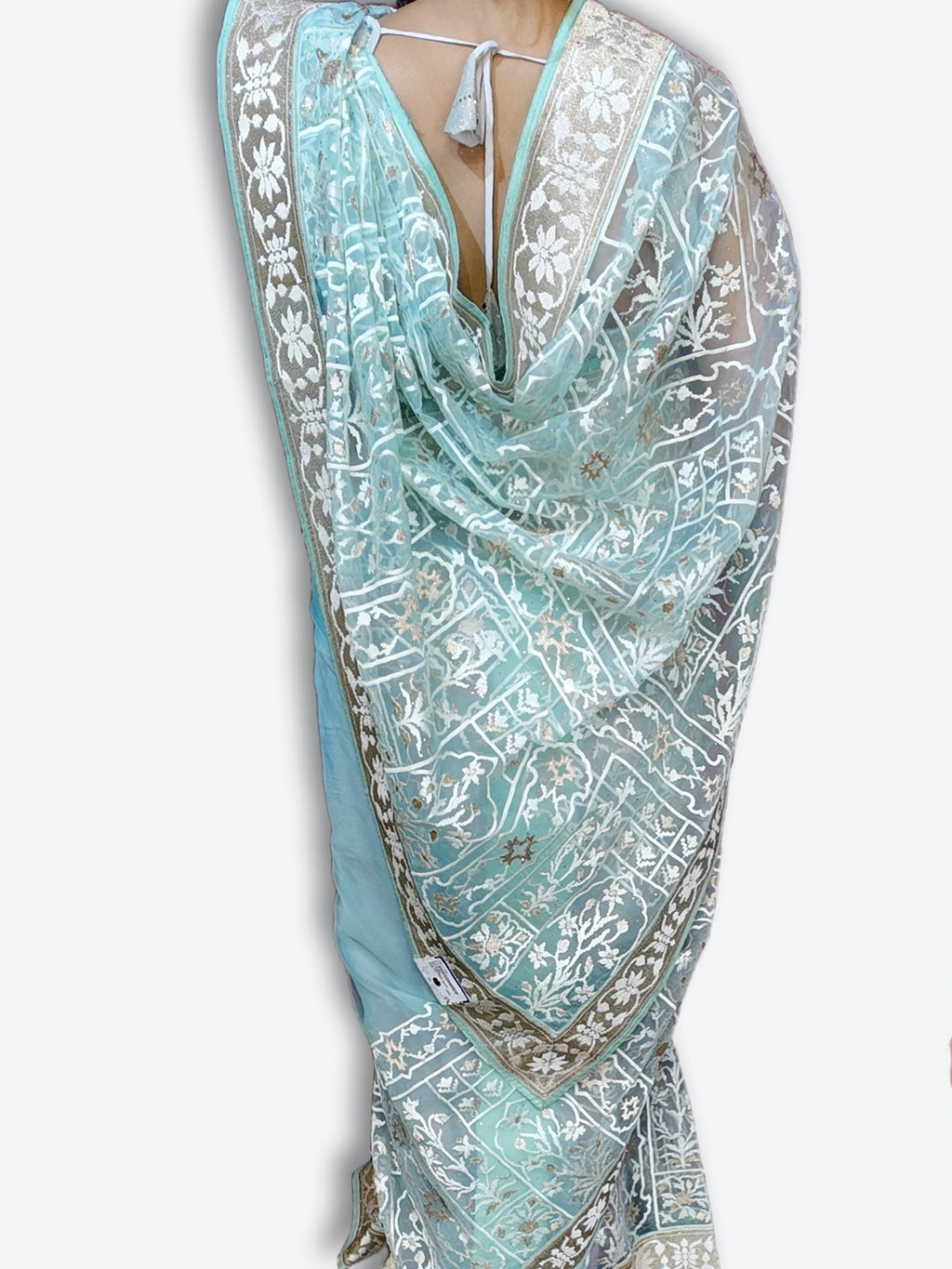 Azure Regal Timeless Elegance Saree
