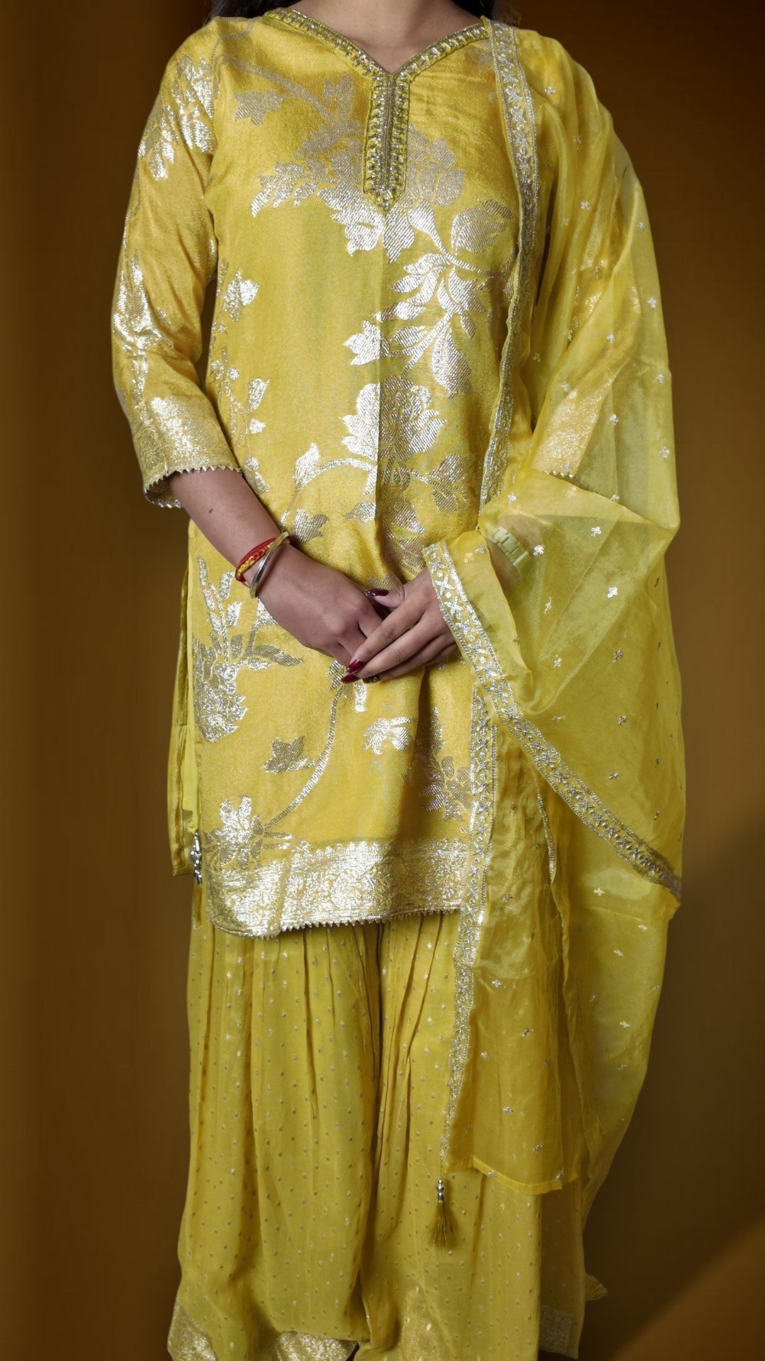Saffron Regal Heritage Luxe Suit
