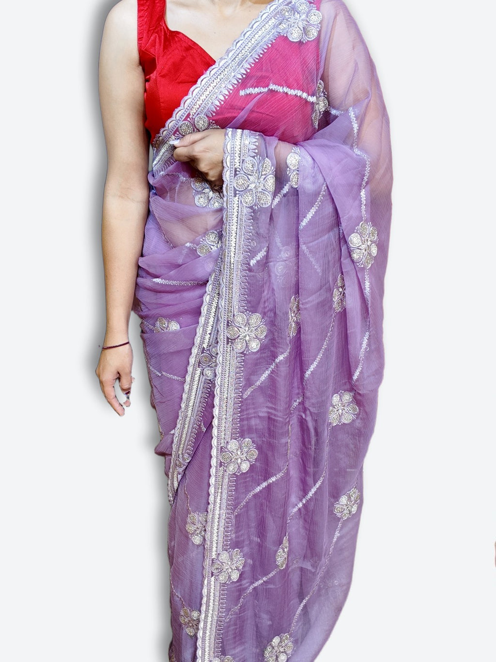 Orchid Ethereal Regal Charm Saree