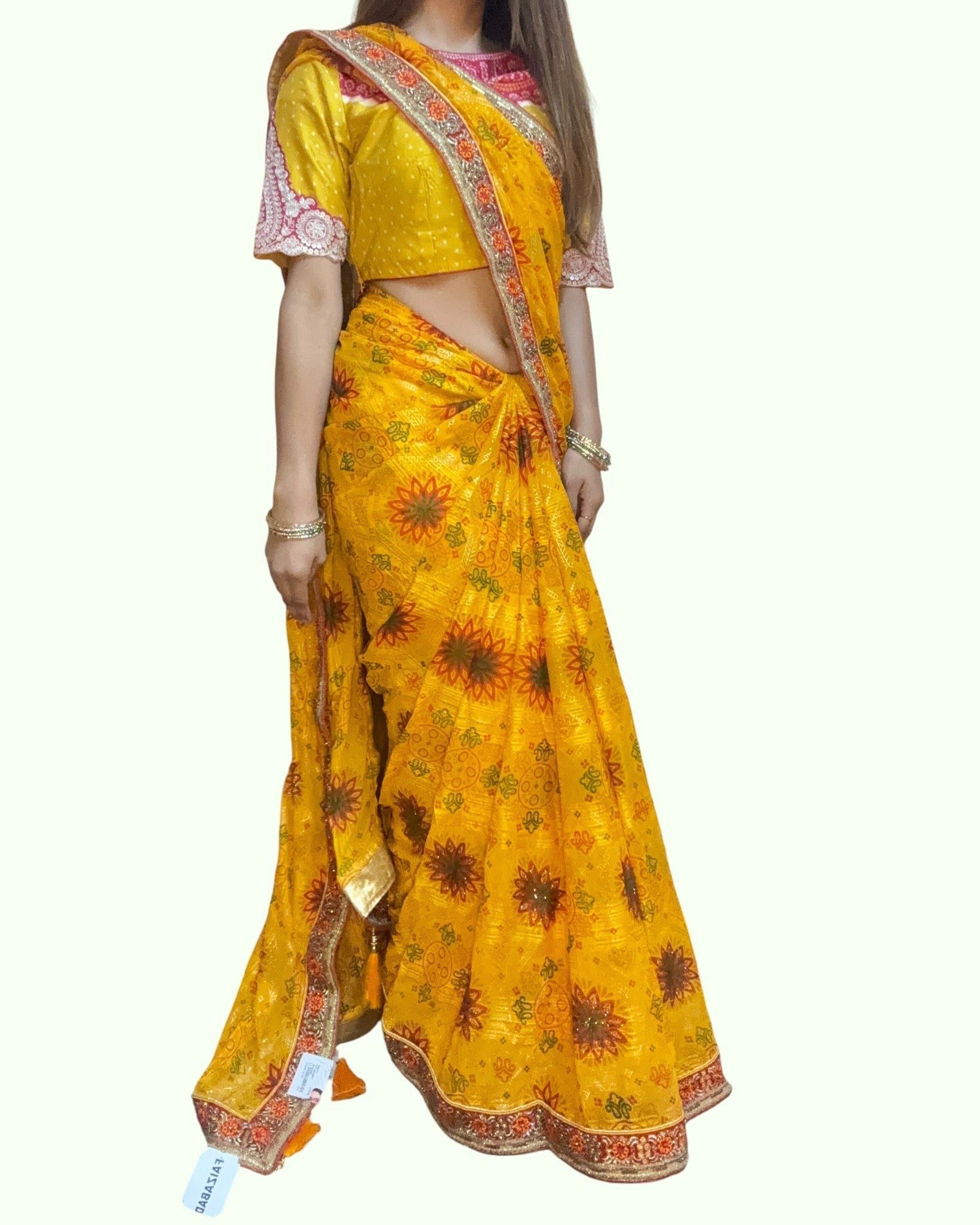 Saffron Regal Opulent Heritage Saree