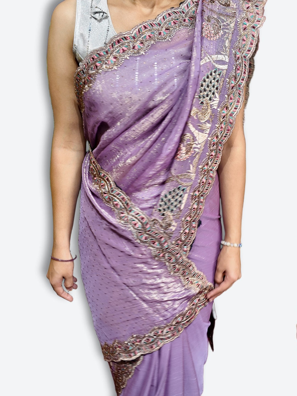 Amethyst Radiant Majestic Elegance Saree