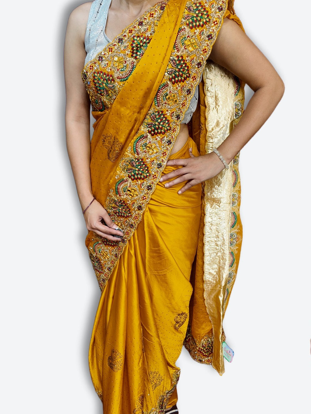 Saffron Regal Exquisite Heritage Saree