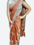 Copper Regal Opulent Heritage Saree