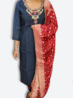 Sapphire Regal Couture Charm Suit