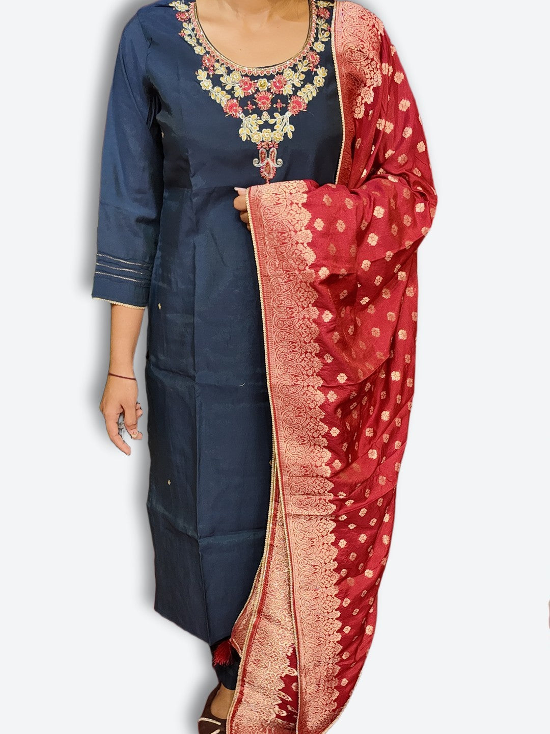 Sapphire Regal Couture Charm Suit