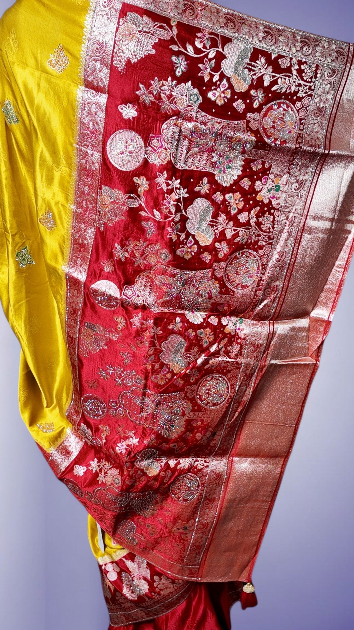 Saffron Regal Heritage Luxe Saree