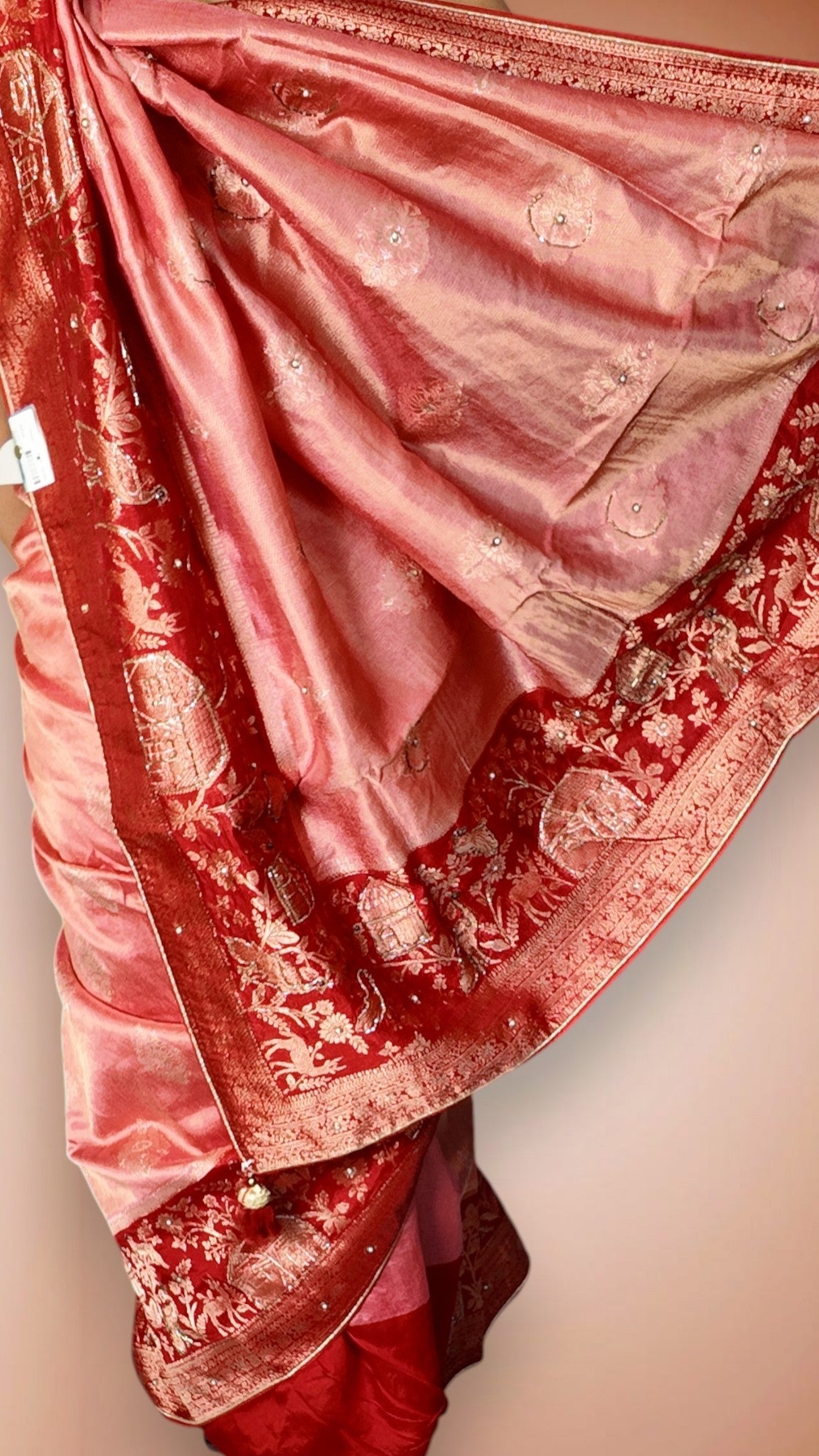 Blush Regal Opulent Heritage Saree