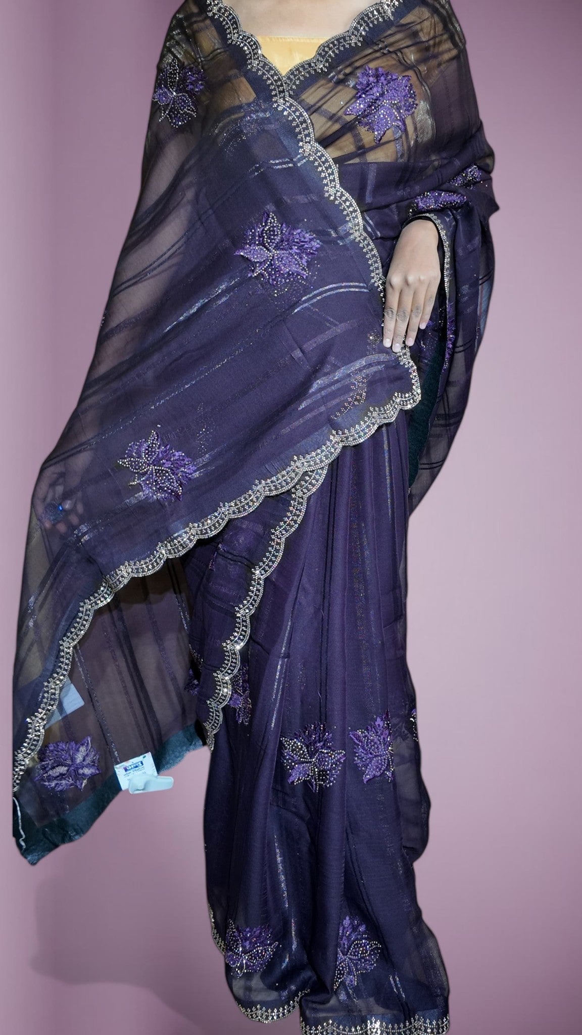 Amethyst Regal Opulent Elegance Saree