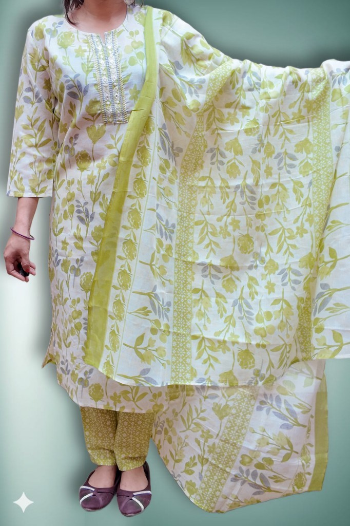 Sage Ethereal Elegance Charm Suit