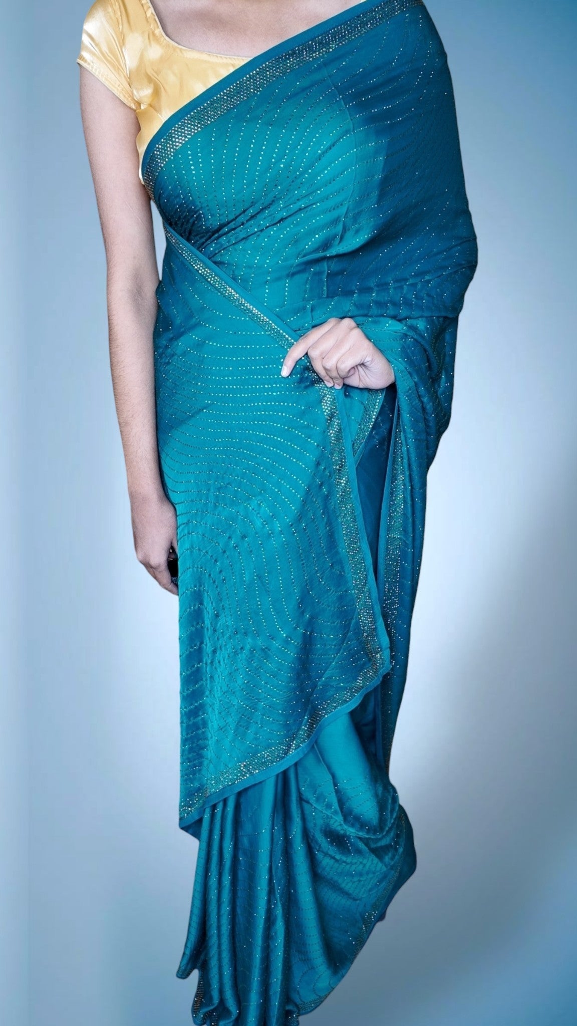 Jade Radiant Elegance Dream Saree