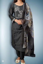 Onyx Regal Elegance Couture Suit