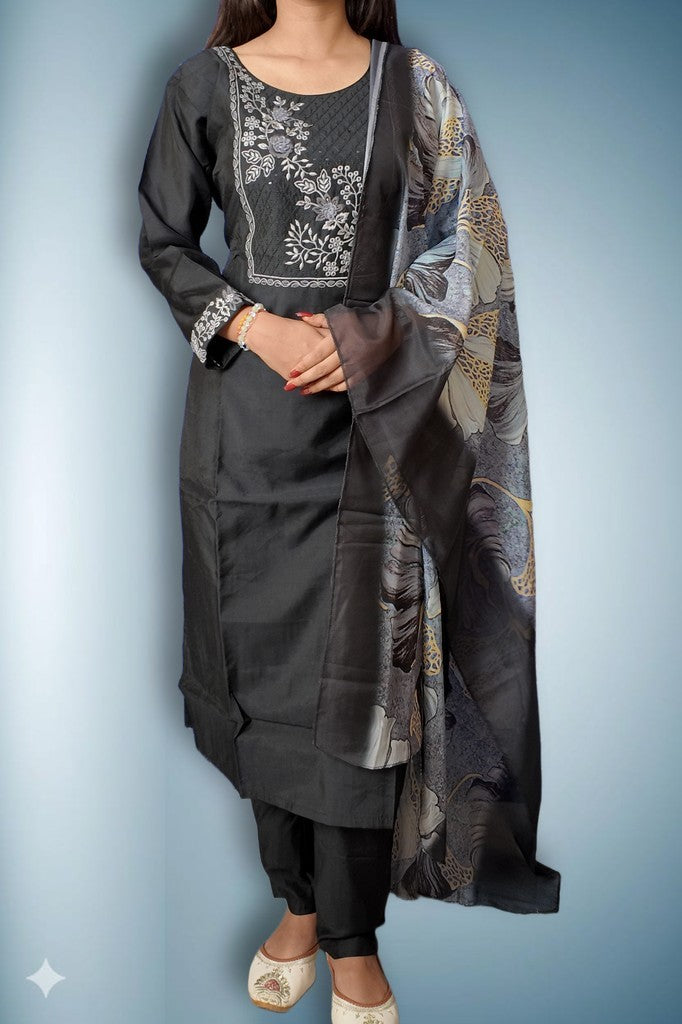 Onyx Regal Elegance Couture Suit