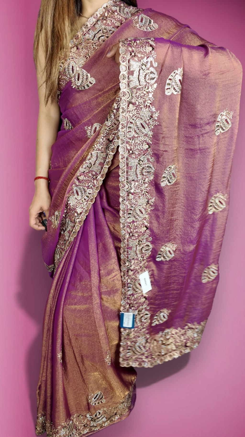 Amethyst Regal Exquisite Couture Saree