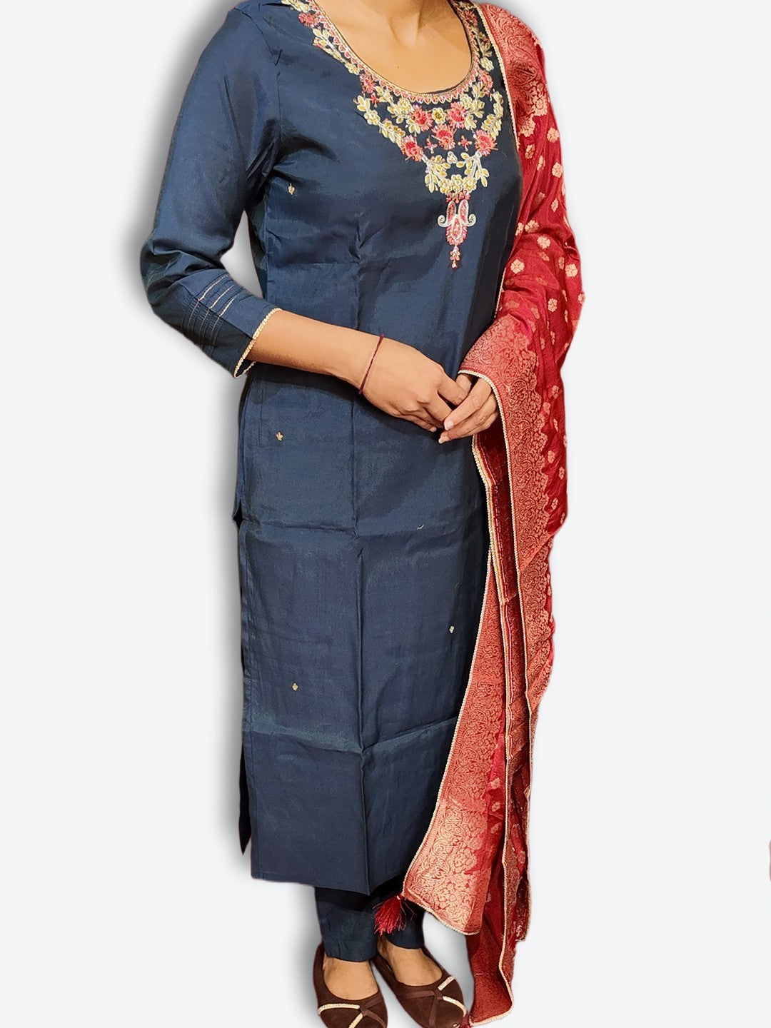 Sapphire Regal Couture Charm Suit