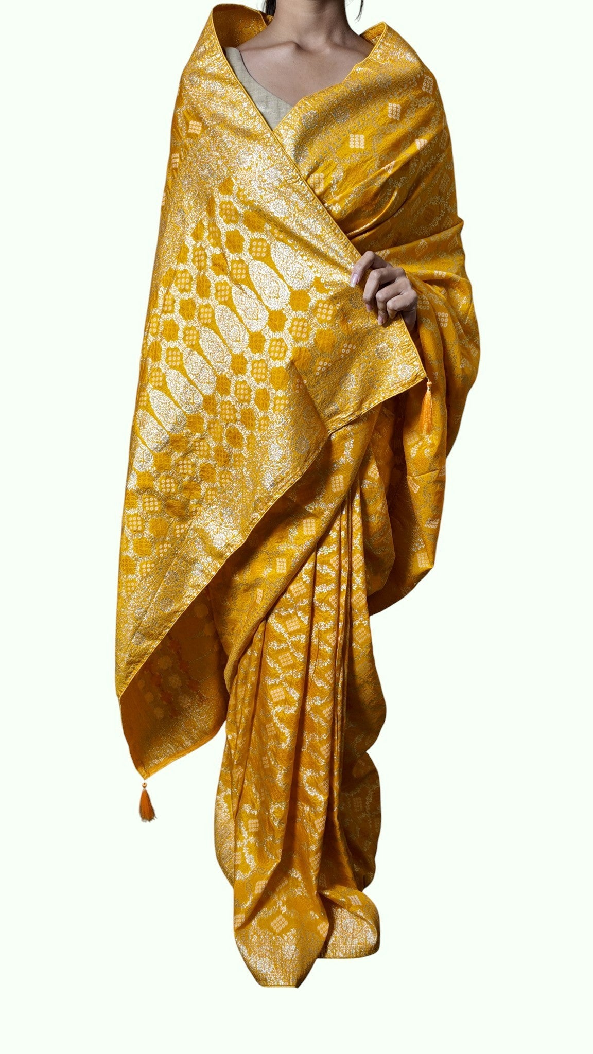 Gilded Regal Opulent Heritage Saree