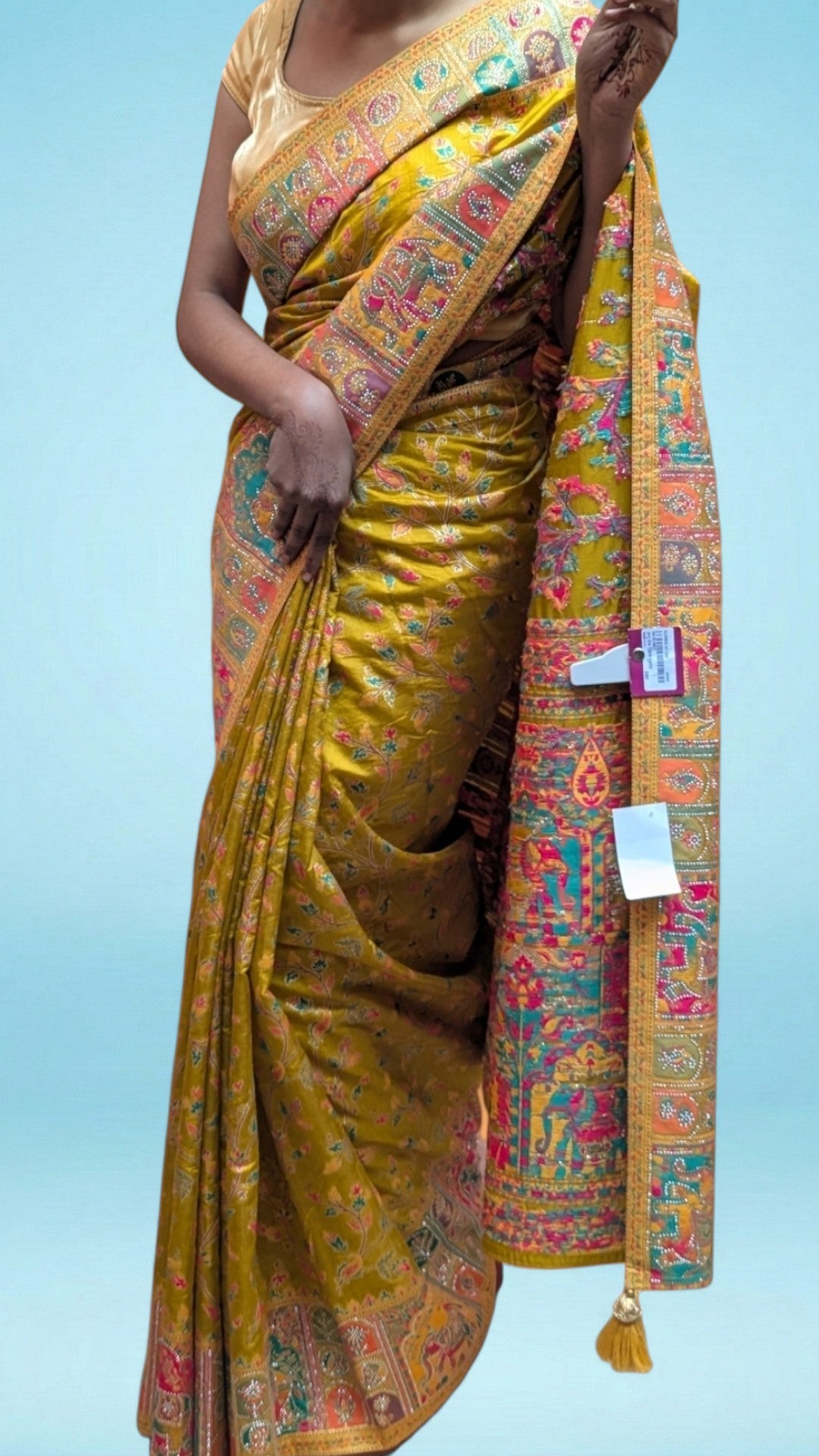 Saffron Regal Heritage Luxe Saree