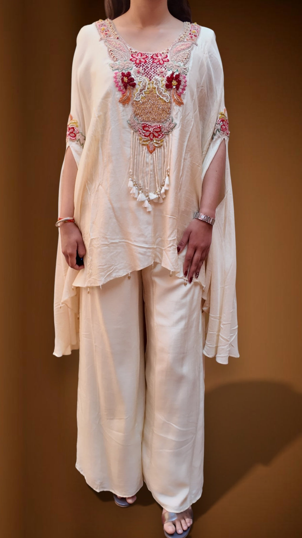 Ivory Majestic Couture Bloom Suit