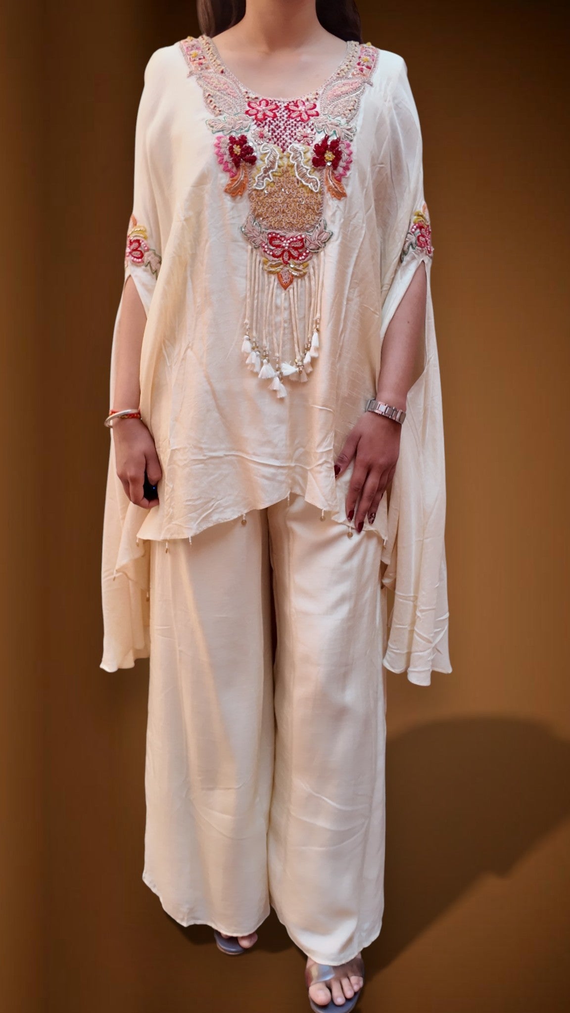 Ivory Majestic Couture Bloom Suit