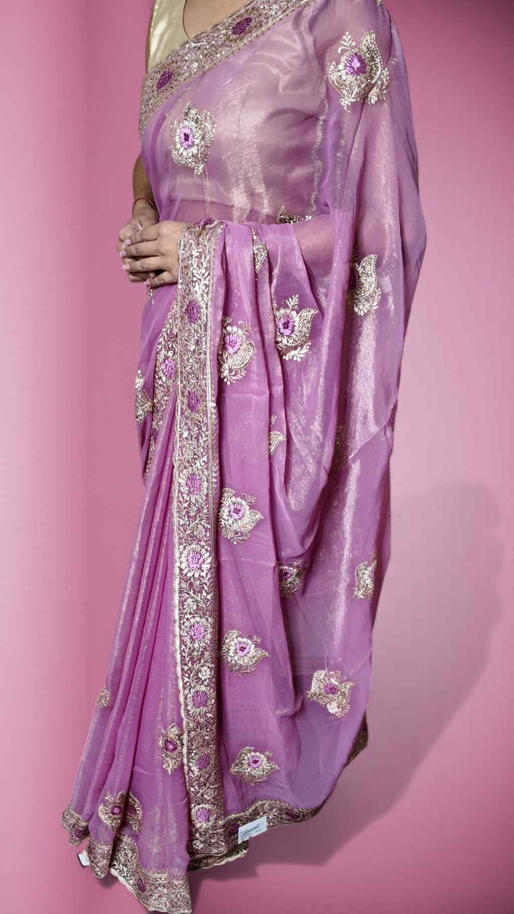 Orchid Regal Opulent Graceful Saree