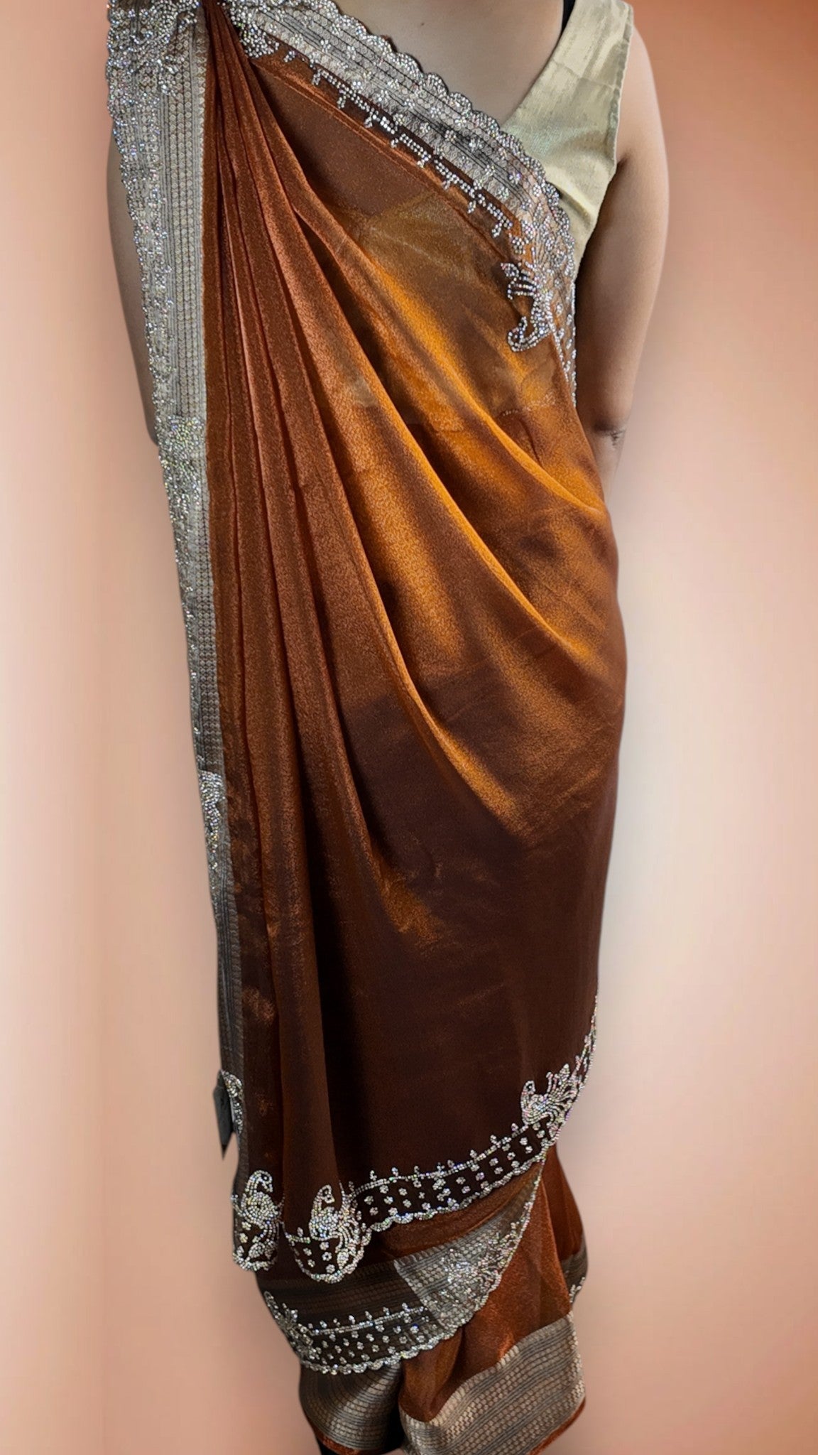 Copper Regal Exquisite Glamour Saree
