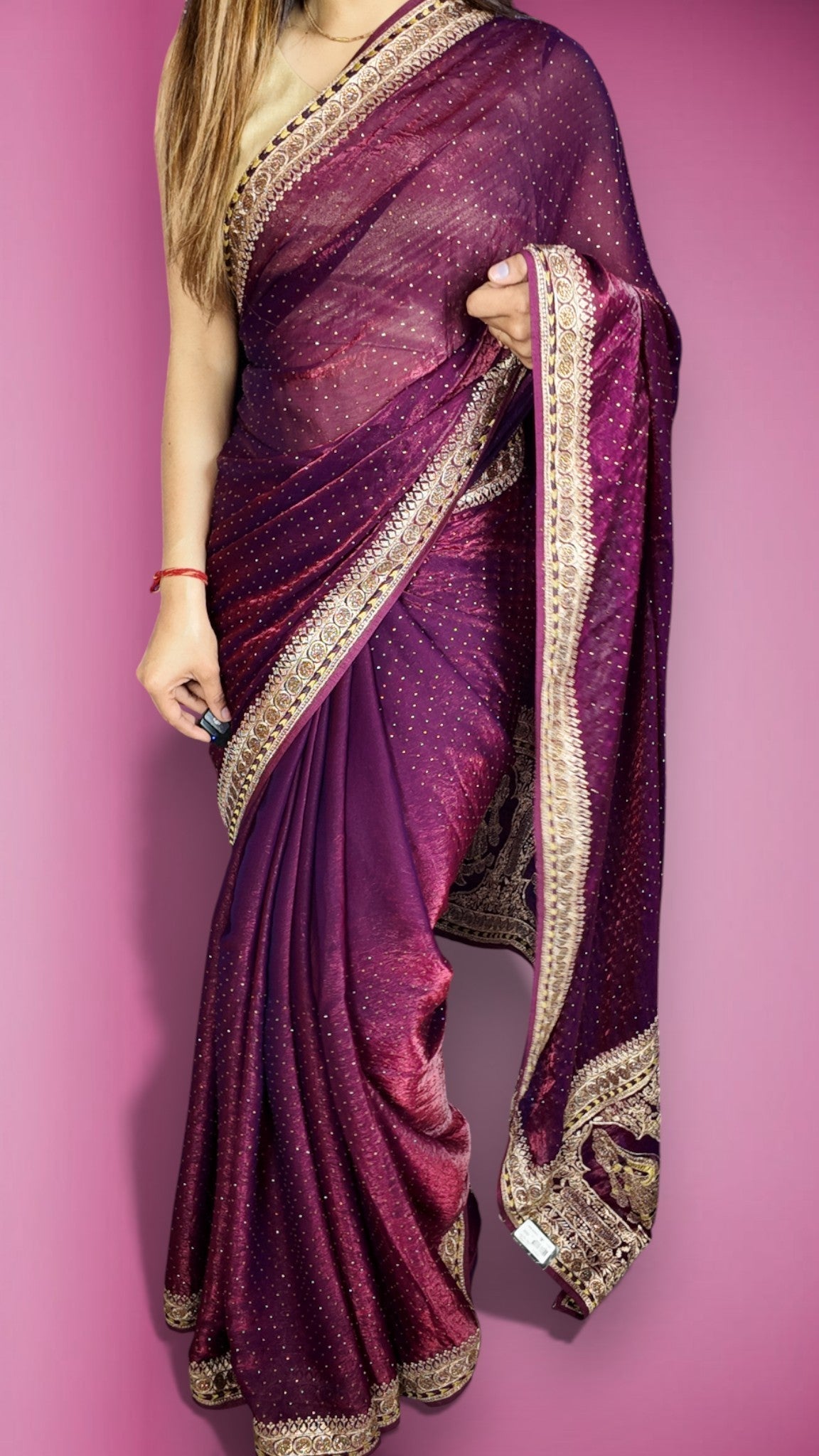 Bordeaux Regal Heritage Luxe Saree