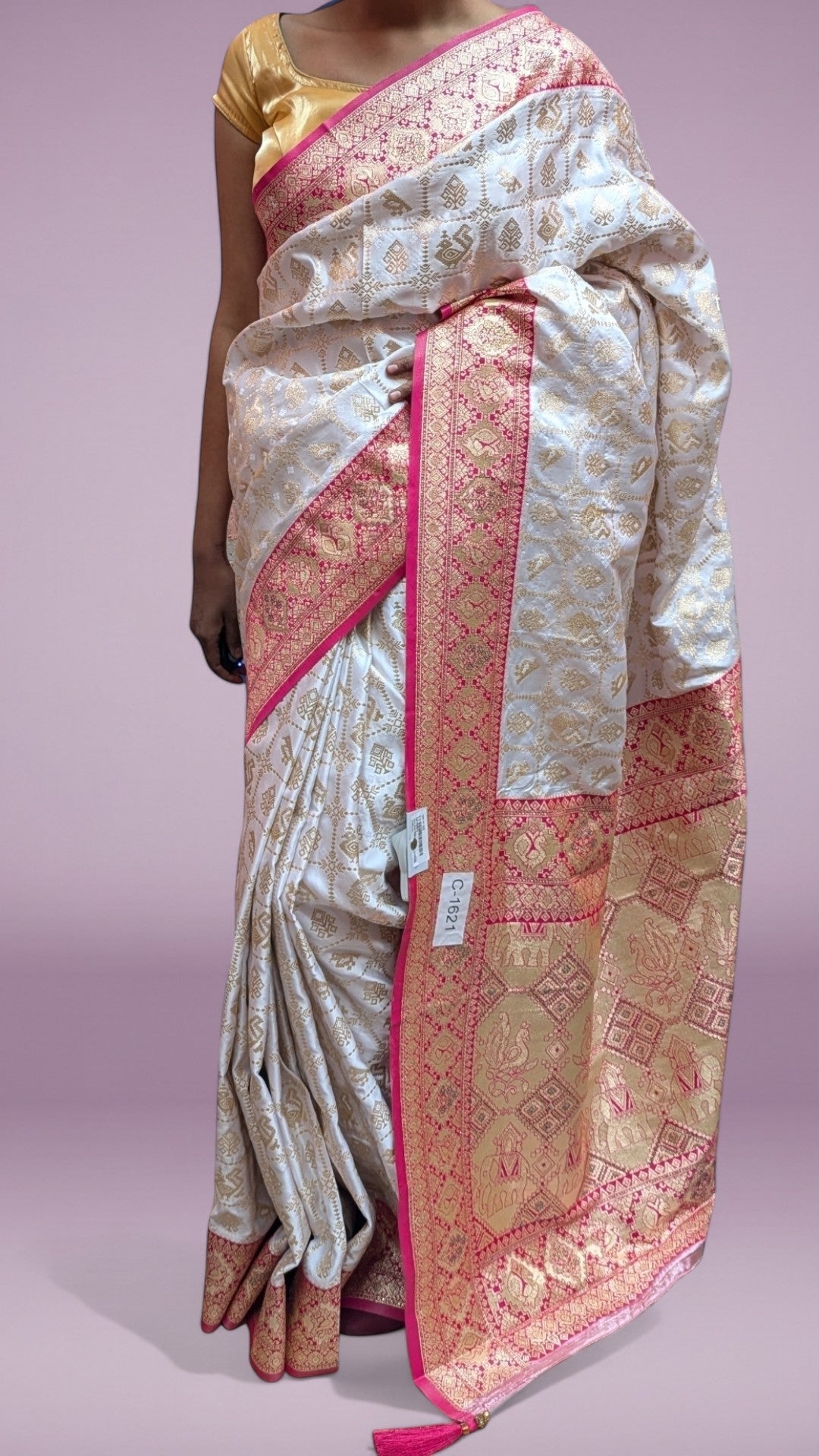 Ivory Regal Exquisite Heritage Saree
