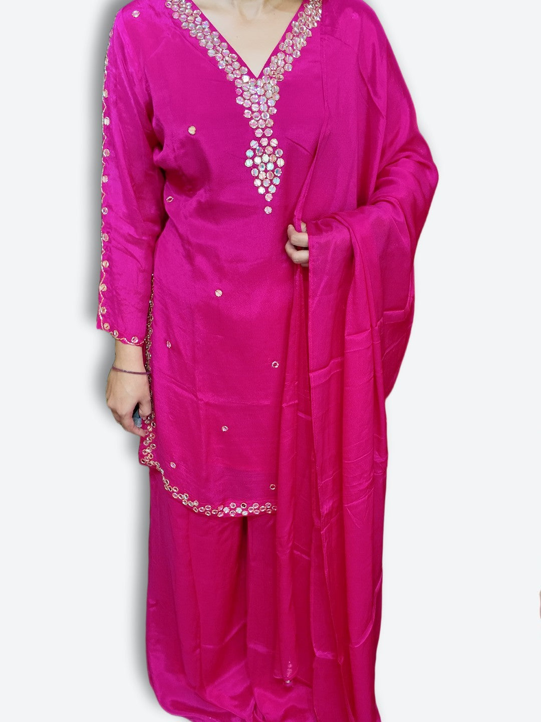 Fuchsia Radiant Regal Couture Suit