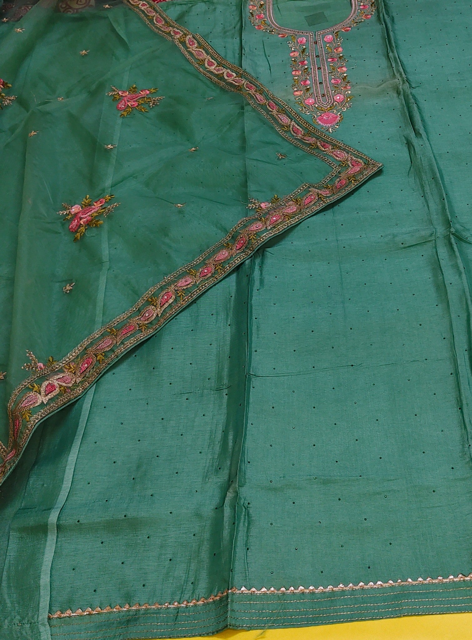 Jade Regal Couture Bloom Suit
