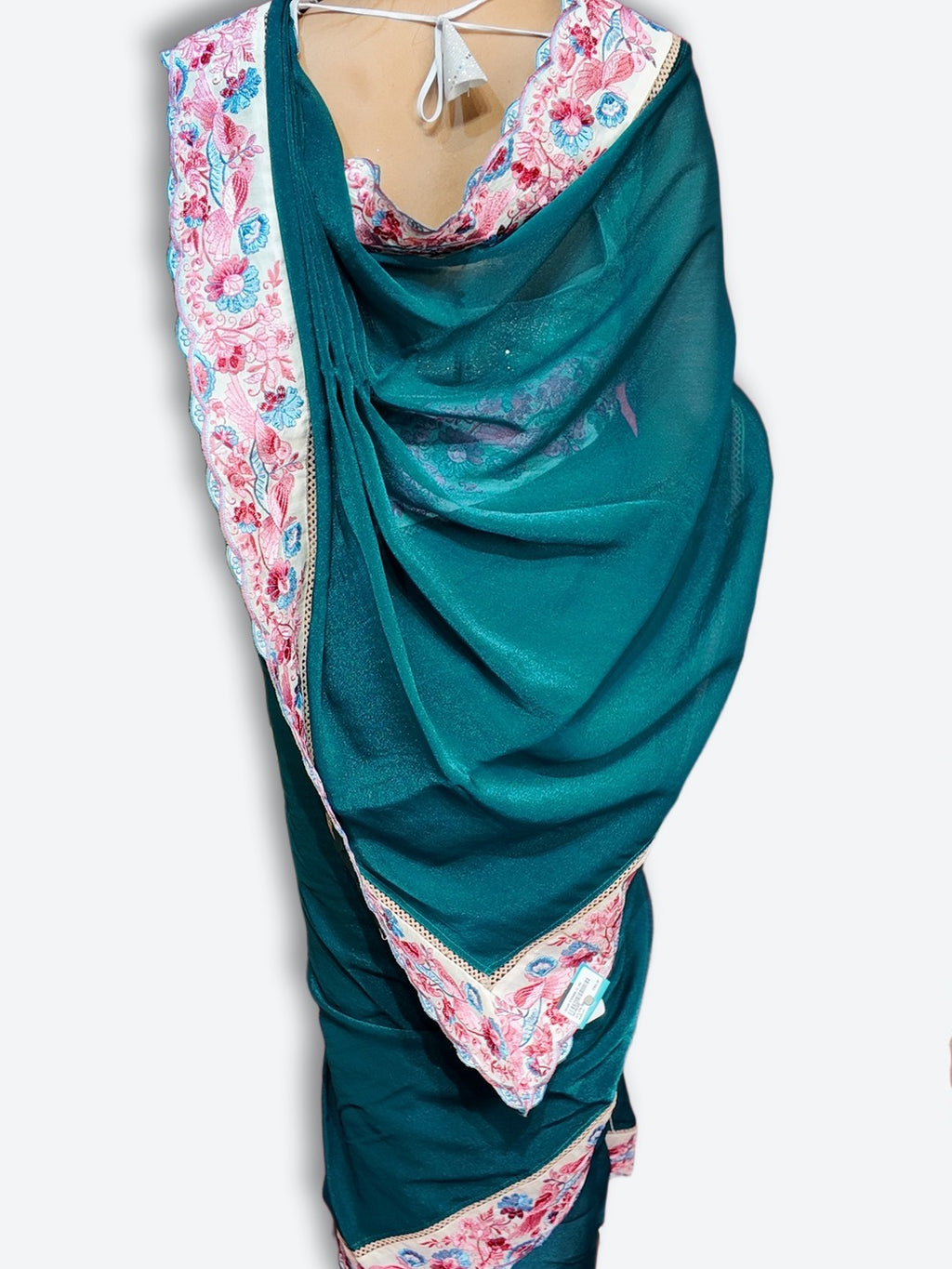 Jade Regal Bloom Elegance Saree