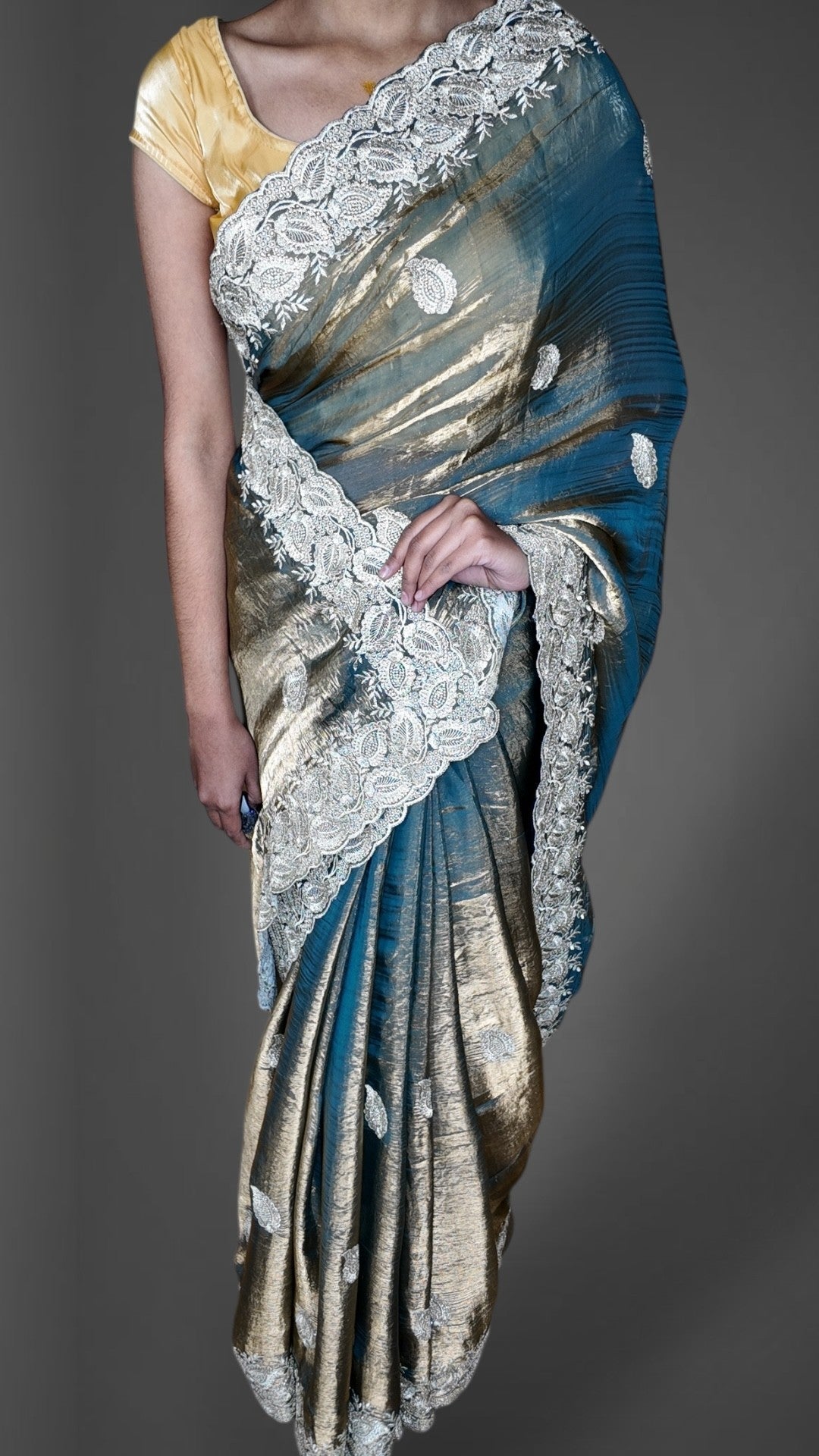 Jade Regal Exquisite Couture Saree