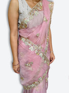 Azure Ethereal Regal Elegance Saree