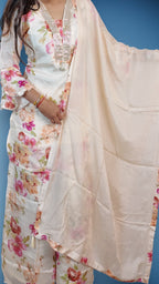 Ivory Ethereal Bloom Elegance Suit