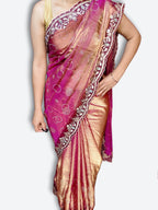 Fuchsia Majestic Radiant Couture Saree