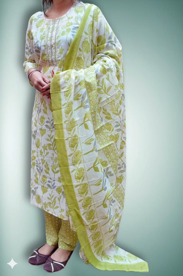 Sage Ethereal Elegance Charm Suit