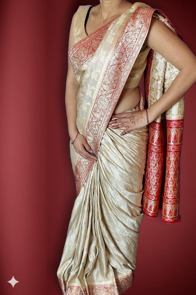 Champagne Regal Heritage Luxe Saree