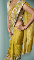 Saffron Regal Exquisite Couture Saree