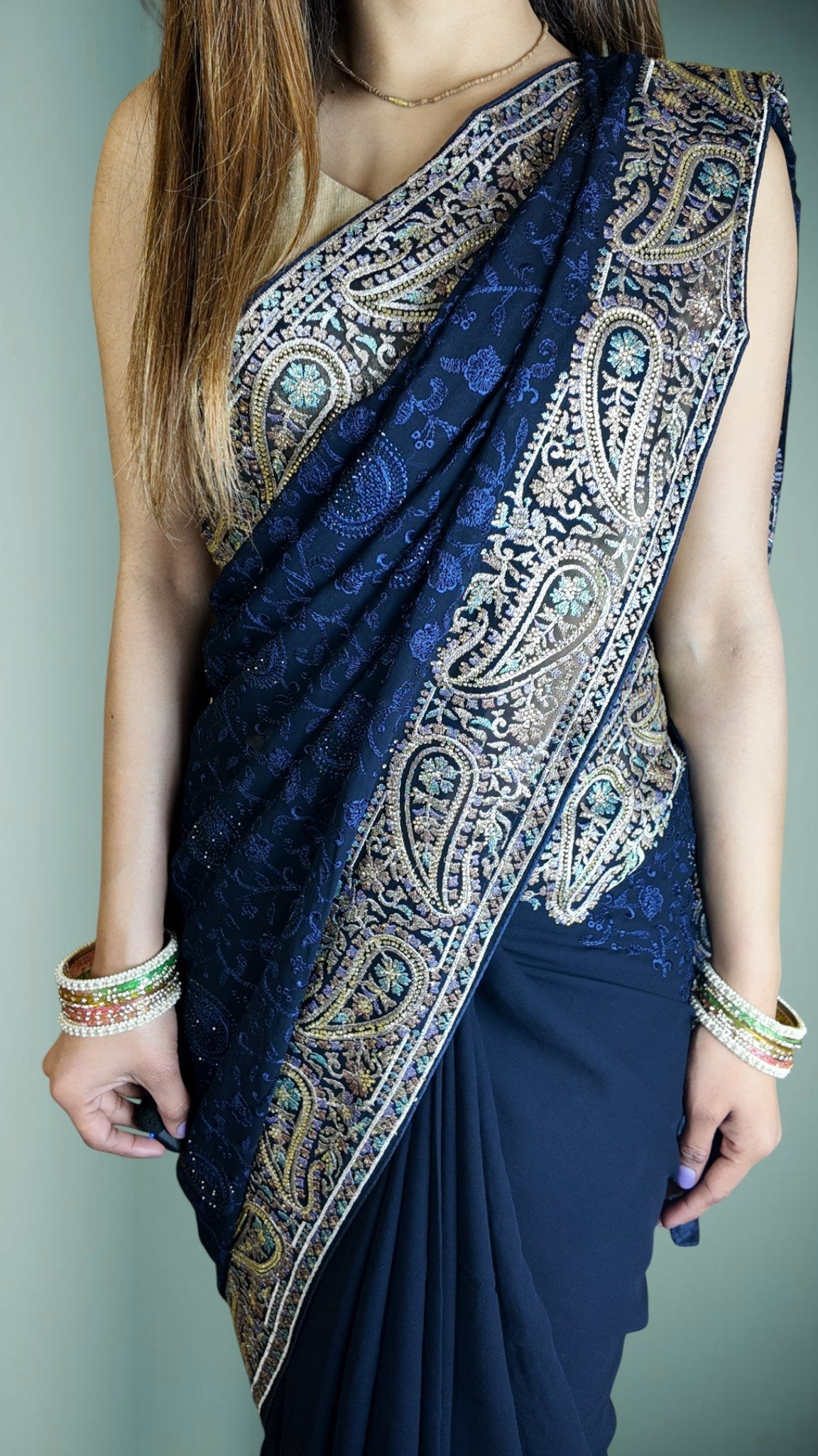 Emerald Regal Heritage Luxe Saree