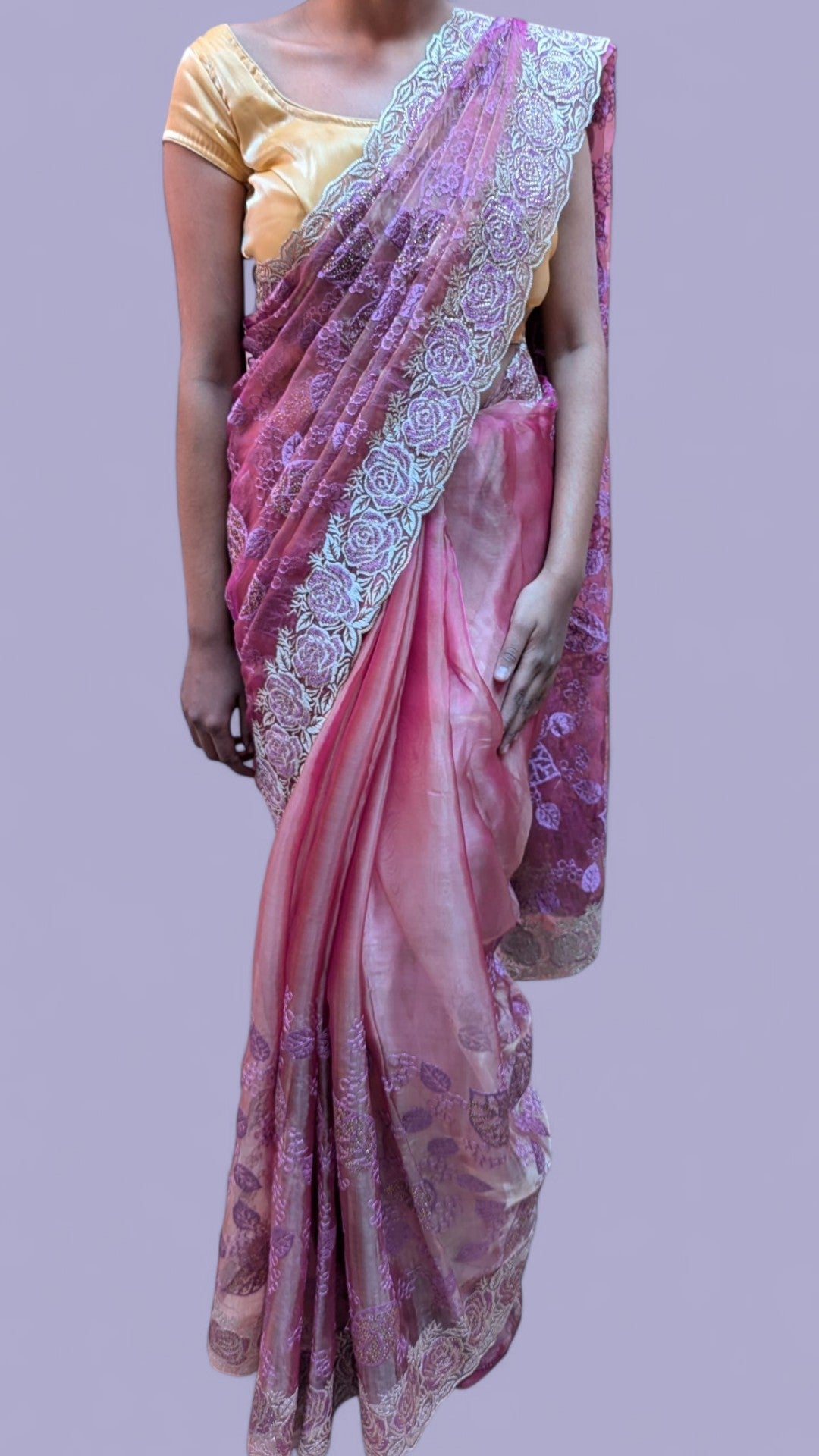 Blush Ethereal Regal Elegance Saree