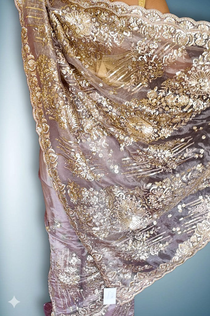 Orchid Regal Opulent Couture Saree