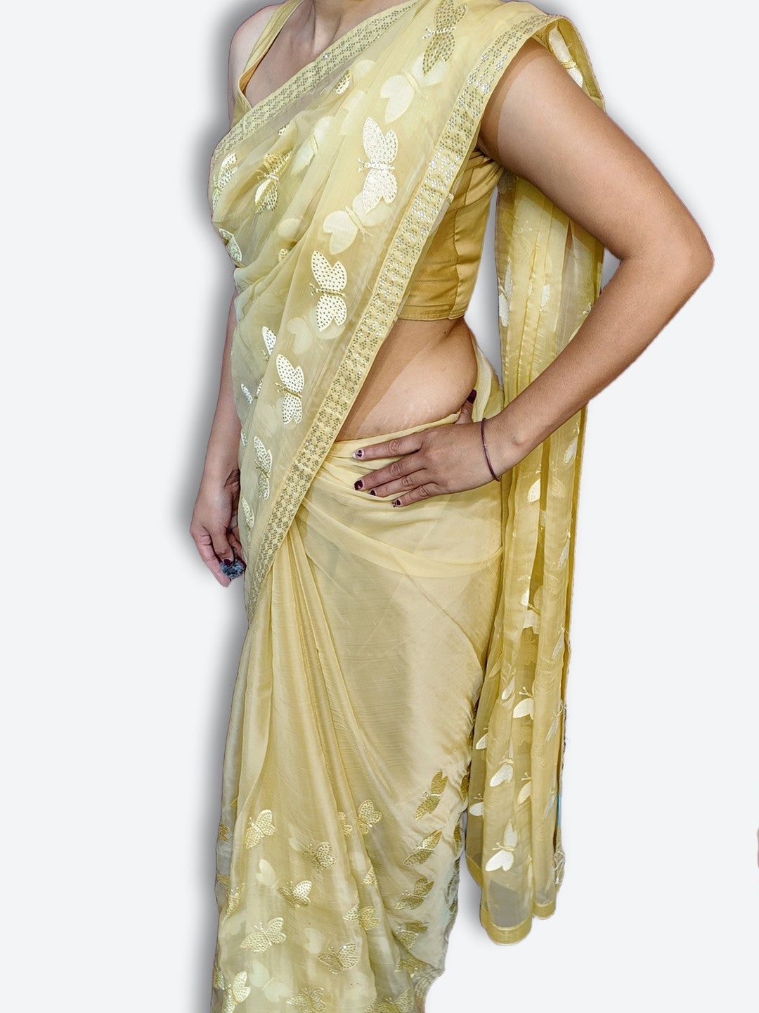 Canary Ethereal Regal Elegance Saree