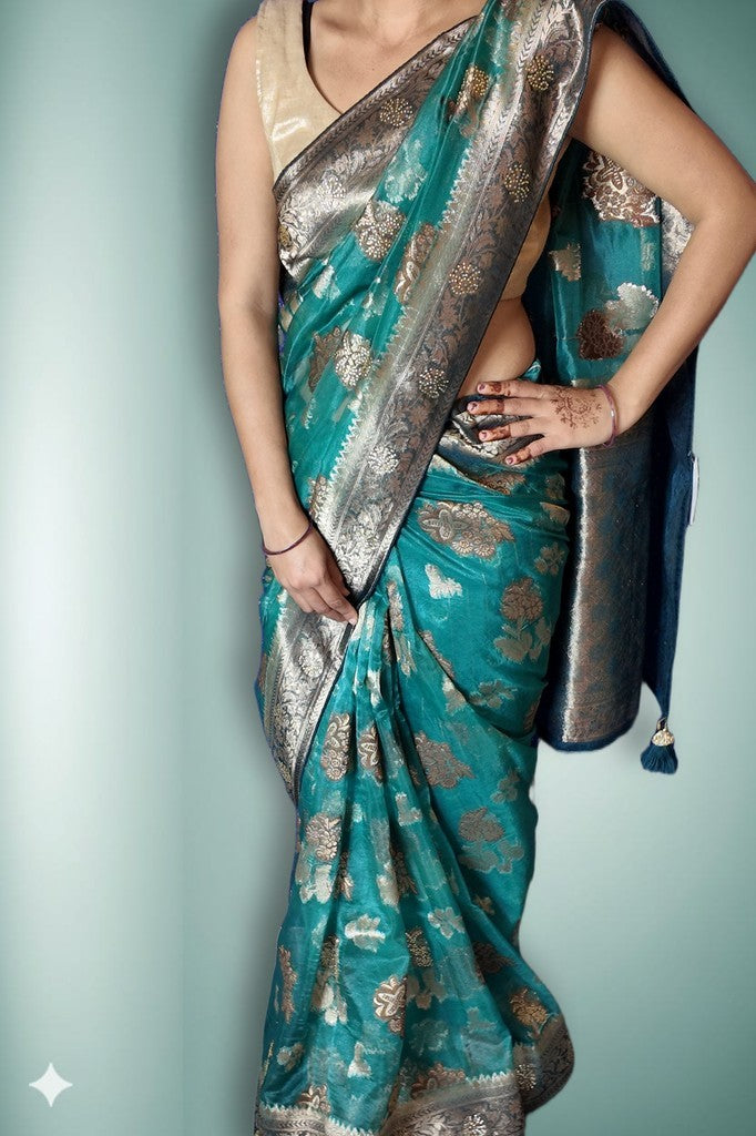 Jade Regal Heritage Luxe Saree