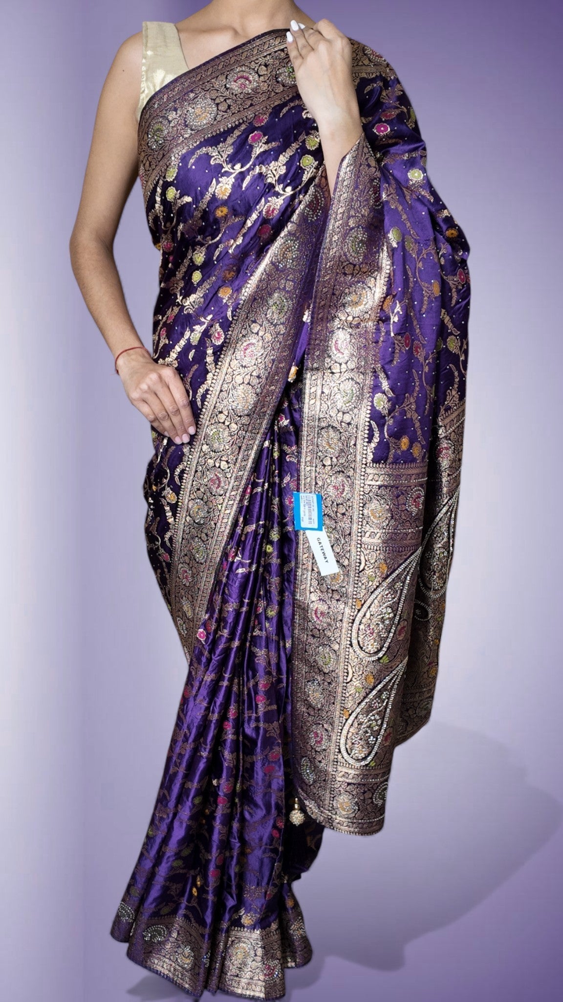 Amethyst Regal Opulent Heritage Saree