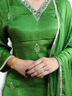 Emerald Regal Opulent Graceful Suit