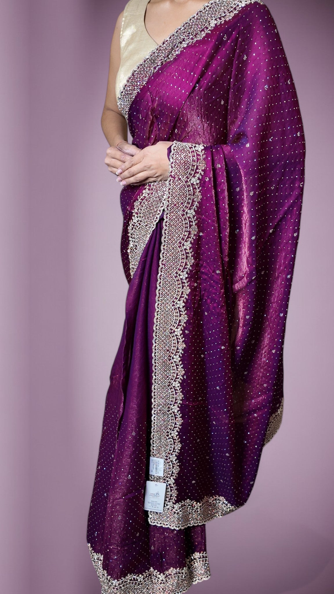 Amethyst Regal Radiant Couture Saree