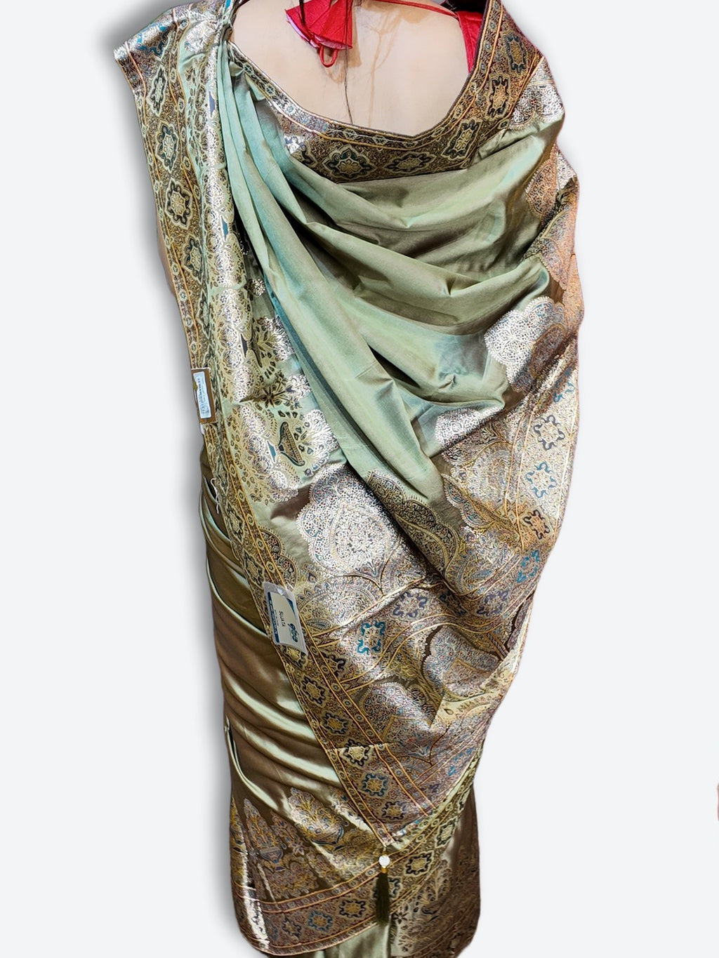 Sage Opulent Heritage Elegance Saree