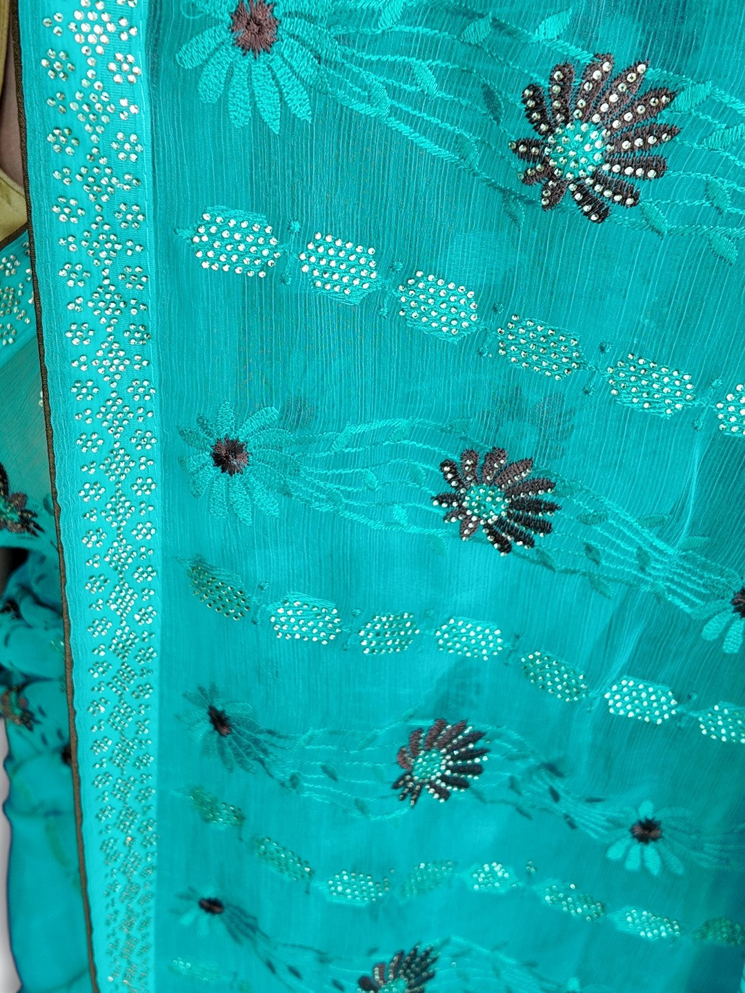 Azure Ethereal Regal Charm Saree