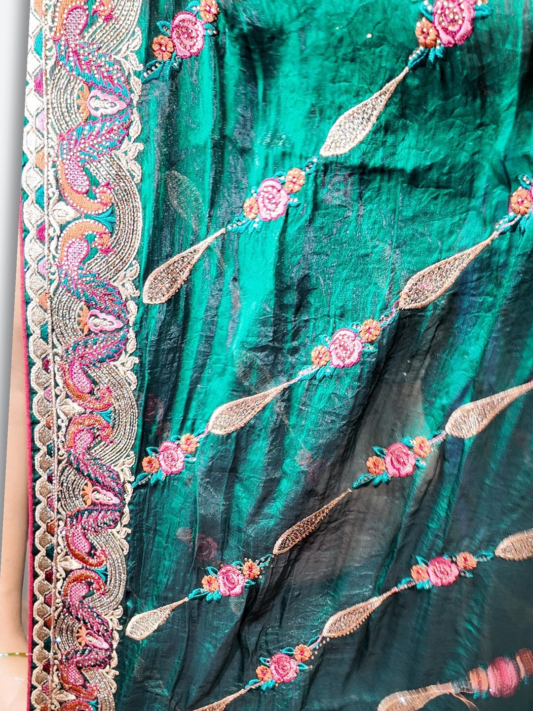 Emerald Regal Opulent Heritage Saree