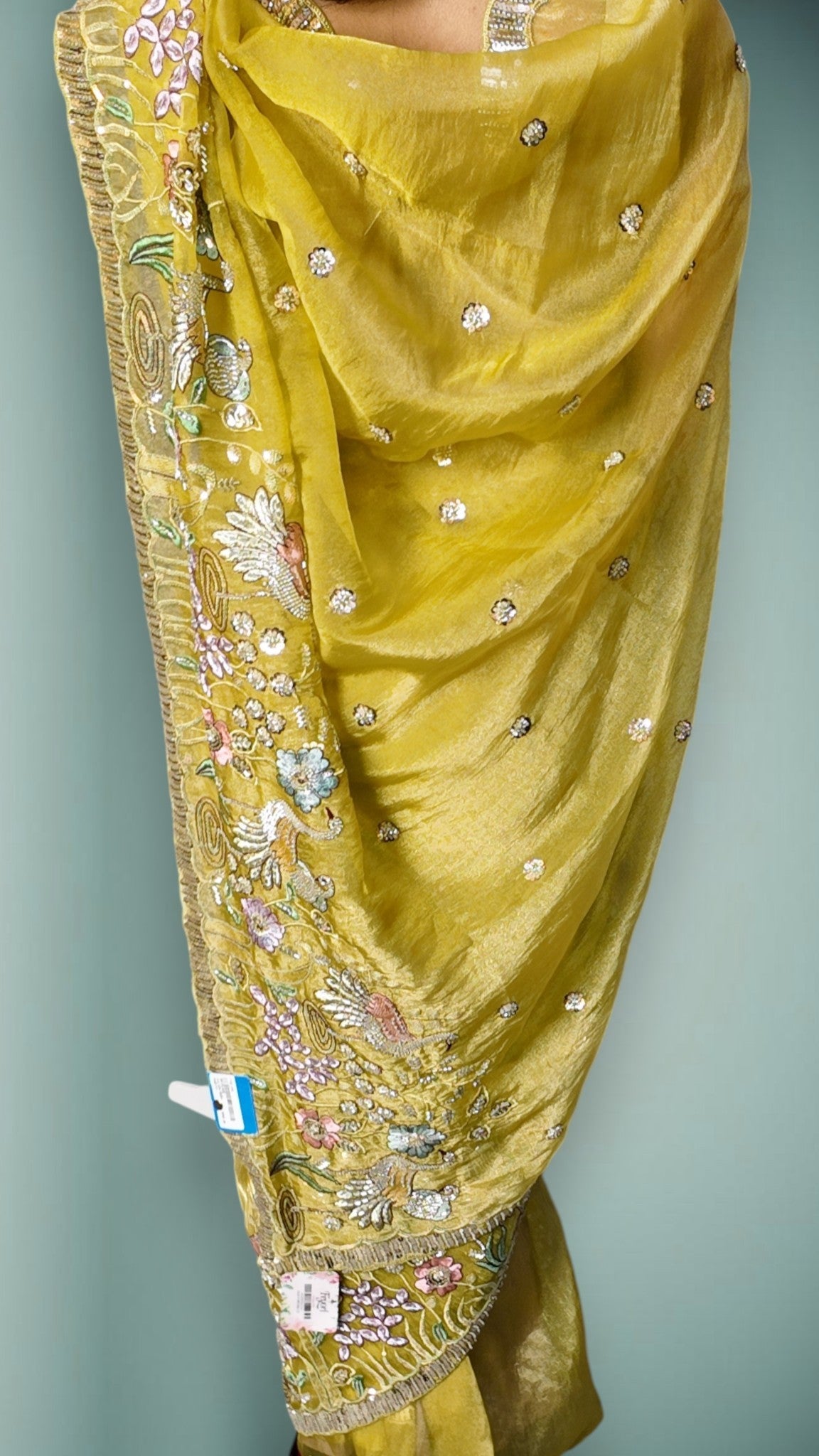 Saffron Regal Exquisite Couture Saree