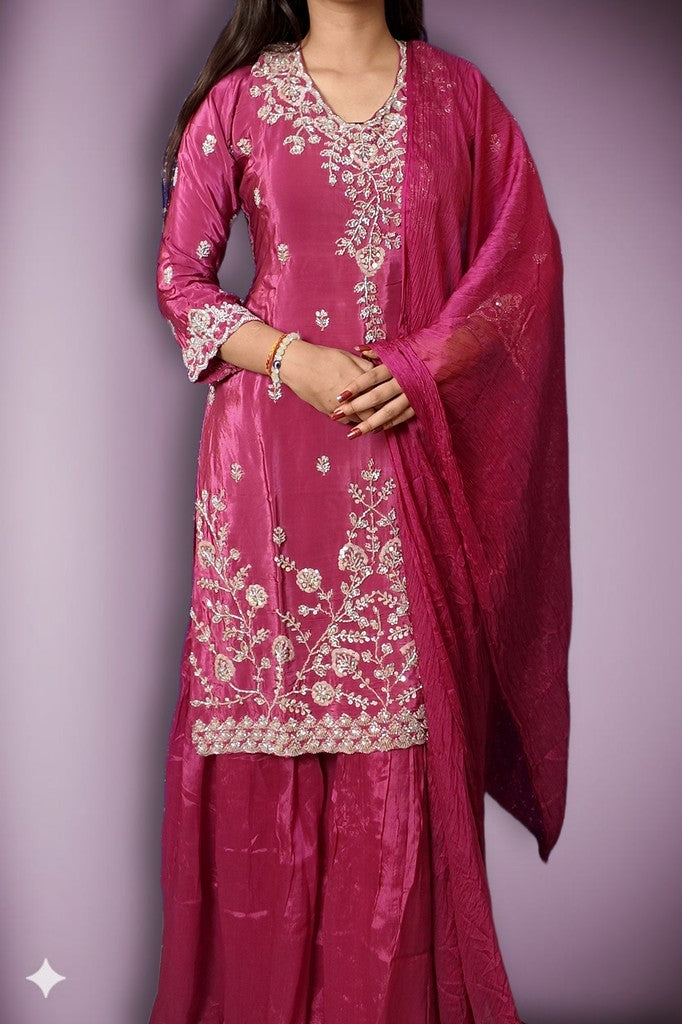 Fuchsia Regal Exquisite Elegance Suit