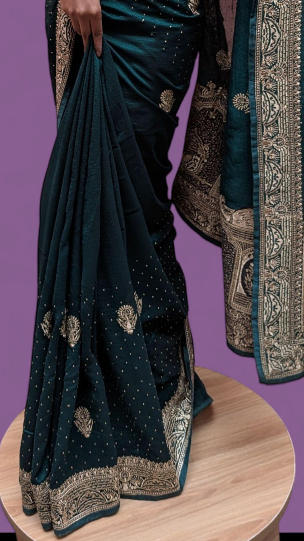 Emerald Regal Luxe Essence Saree